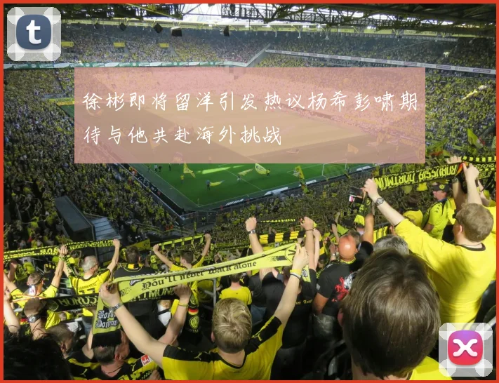 徐彬即将留洋引发热议杨希彭啸期待与他共赴海外挑战